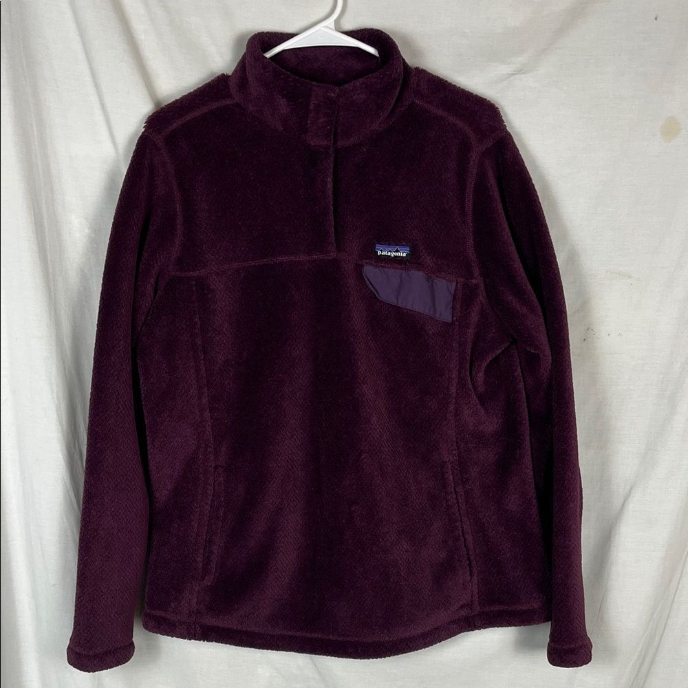 Patagonia Dark Plum Women's Re-Tool Snap T Pullover - Picture 2 of 9